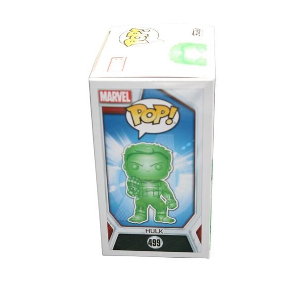 Funko Pop Marvel Avengers Endgame Hulk #499 Green Chrome (Walmart Exclusive) - Picture 5 of 11